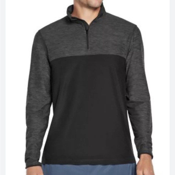 Men’s gap fit activity, half zip grey black color size extra large new tag - Picture 3 of 8